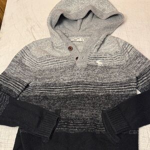 Abercrombie Kids Heather Gray Knit Sweater
